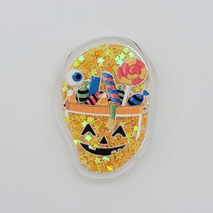 Halloween Treats acrylic shaker charm - Halloween Charms 91016B