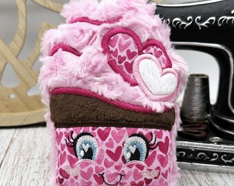 Cupcake Stuffie - Valentines Day Gift - Pretend Play