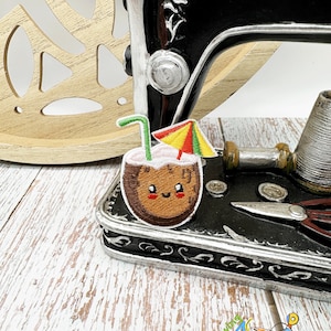 Cartoon Drink Patches - Iron on - Sew On Patches