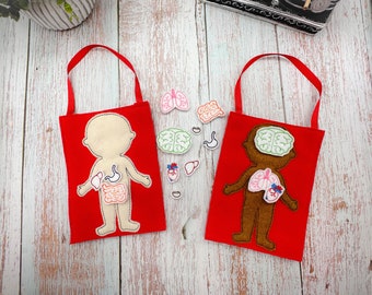 Anatomy Play Set - Choose Skin Color - Pretend Play Doctor