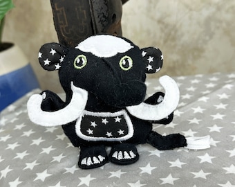 Wooly Mammoth Stuffie - Handmade Stuffed Animal Elephant Stuffy Toy Plushie - Stuffed Animal Gift - Child's Gift - Children's Toys