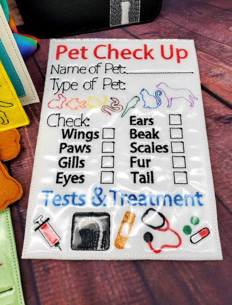 Veterinary Pretend Play Set Vet Set Pretend Play Toddler - Etsy