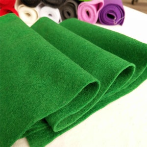 20x90cm Felt Fabric Material Soft Craft Felt 20 Colours Soft Polyester  Fabric Roll 1.4mm Thick 