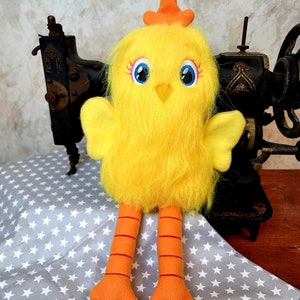 Chicken Stuffie Handmade Stuffed Animal Bird Stuffy Toy Plushie - Farm Animal Gift - Child&#39;s Gift - Children&#39;s Toys