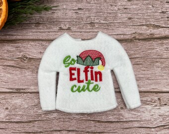 Elf Outfit || Mean One || Elf Sweater || Elf Shirt || Elf Sweatshirt || Elf Clothes || Doll Outfit Doll Sweater Doll Shirt Doll Costume