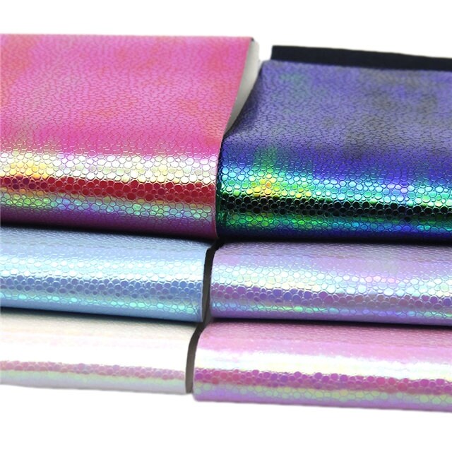 Shop GORGECRAFT 8”x 47”Laser Holographic Leather Vinyl Fabric Magenta Color  Reflective Faux Mirror PU Leather Radium Film Waterproof Sparkle Sheet Craft  for Sewing Clothing Bags Headwear DIY Bow Craft for Jewelry Making 