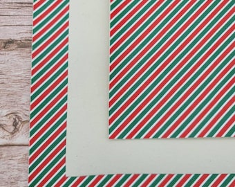 Christmas Themed Printed Faux Synthetic Leather Sheets Vinyl Sheets 1A1005
