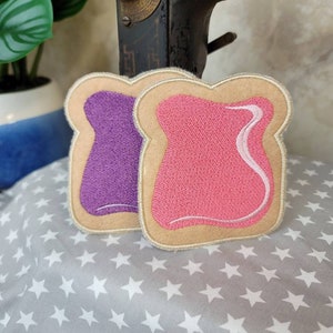 Felt Play Food - Jelly Toast - Strawberry or Grape