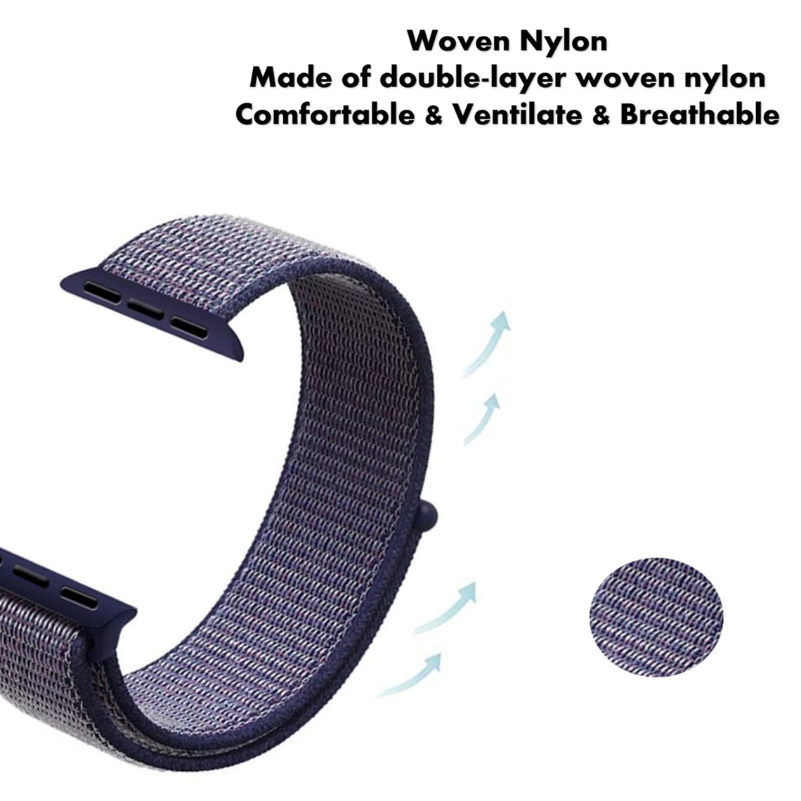 nylon loop apple watch band