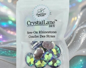 Cabujones para coser Crystal Lane / Gemas de imitación para coser / Suministros para hacer joyas / Elija el color