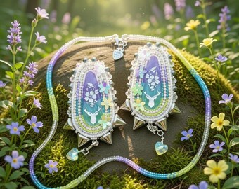 Espíritu del Bosque, Conjunto de Joyería de Cuentas