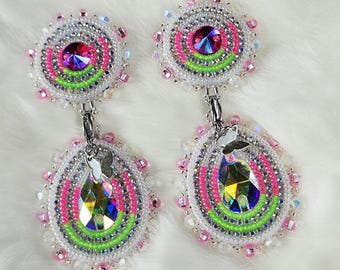 Electric Bloom 3-in-1 Convertible Earrings