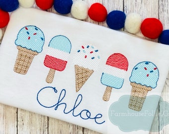 Girls Red White Blue Popsicle shirt, 4th of July t-shirt, July Fourth Toddler, USA Patriotic t-shirt, Independence Day t-shirt, Memorial Day