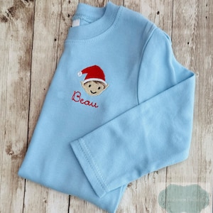 Camisa navideña con monograma para niño, camisa de Cascanueces para niños pequeños, camisa festiva, camisa con monograma para niño preppy, camisa navideña sencilla, camisa personalizada de Navidad.
