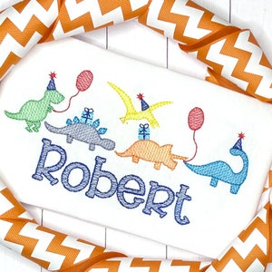 Boys Dinosaur Birthday Shirt, Dinosaur Themed Birthday Party Outfit, Toddler Personalized Bday Shirt, First Birthday Prehistoric TShirt
