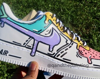 nike air force 1 drippy custom