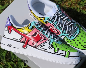 Nike Air Force 1 Custom cartoon Design any Size/ Made to Order Etsy Nike Air Force 1 Custom cartoon Design any Size/ Made to Order Etsy