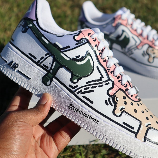 custom air force 1 nude