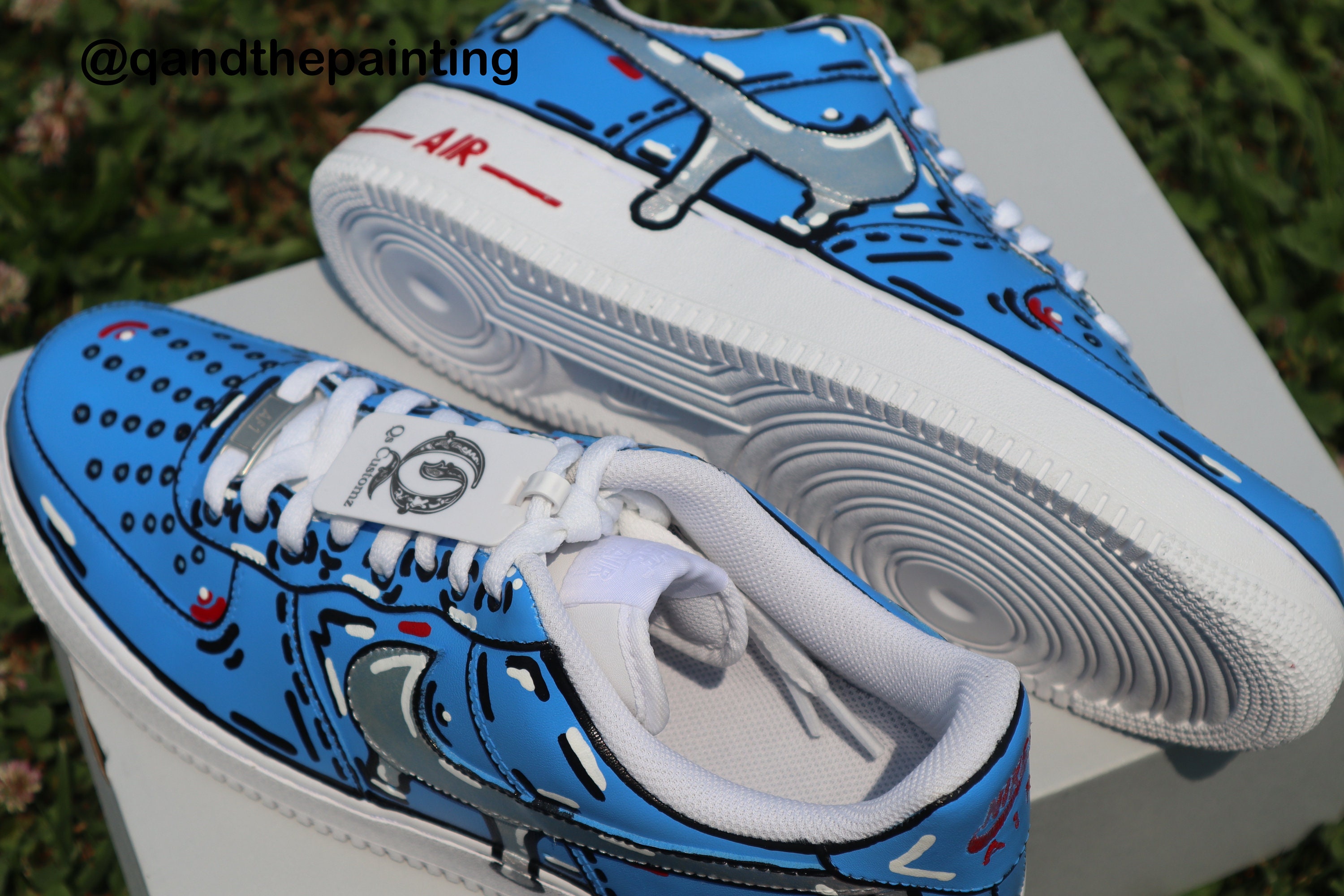 Custom “OFF-WHITE CARTOON” Air Force 1 (ALL COLORS/ALL SIZES/MADE TO ORDER)