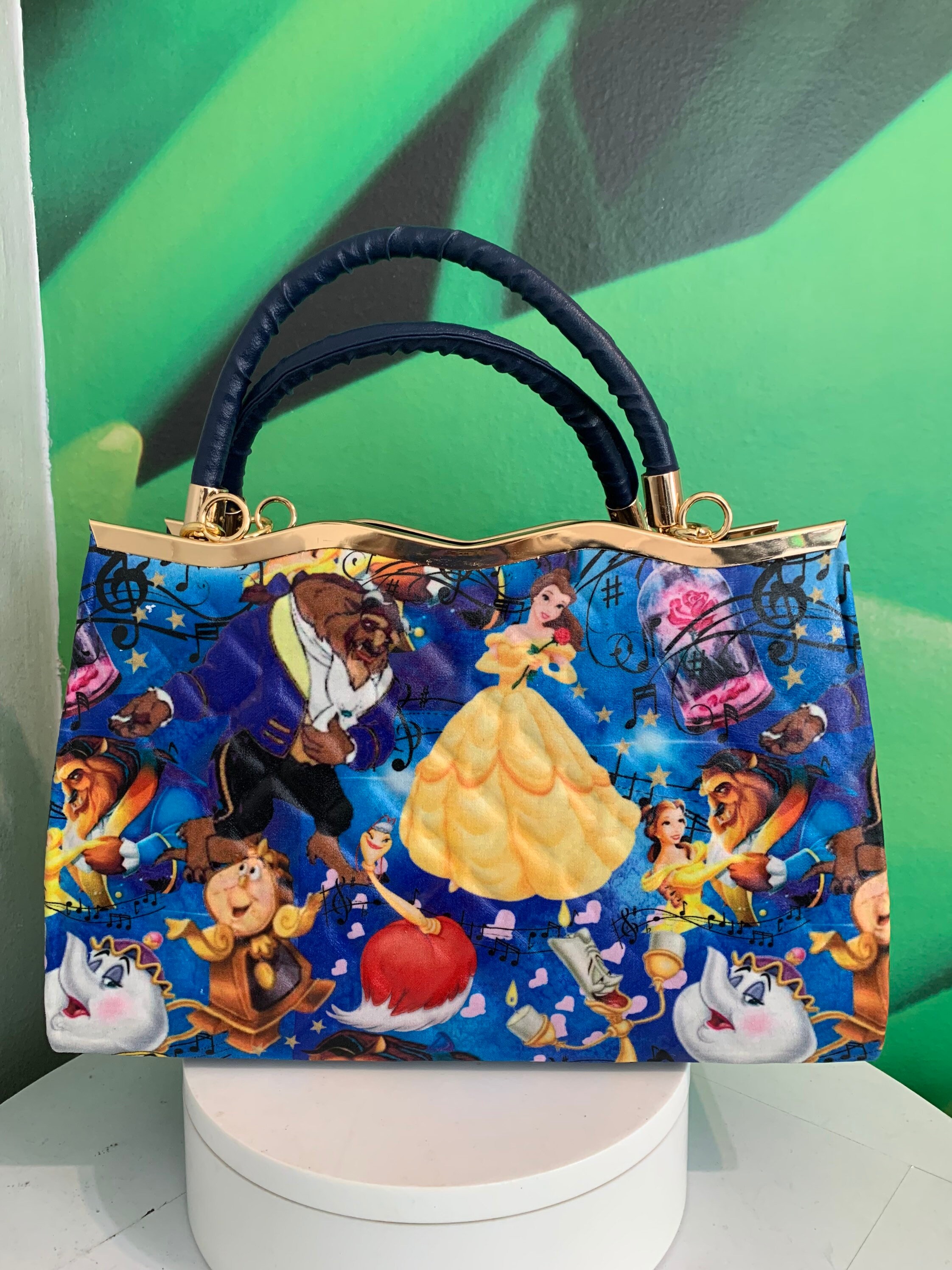 Beauty and beast handbag and purse Etsy