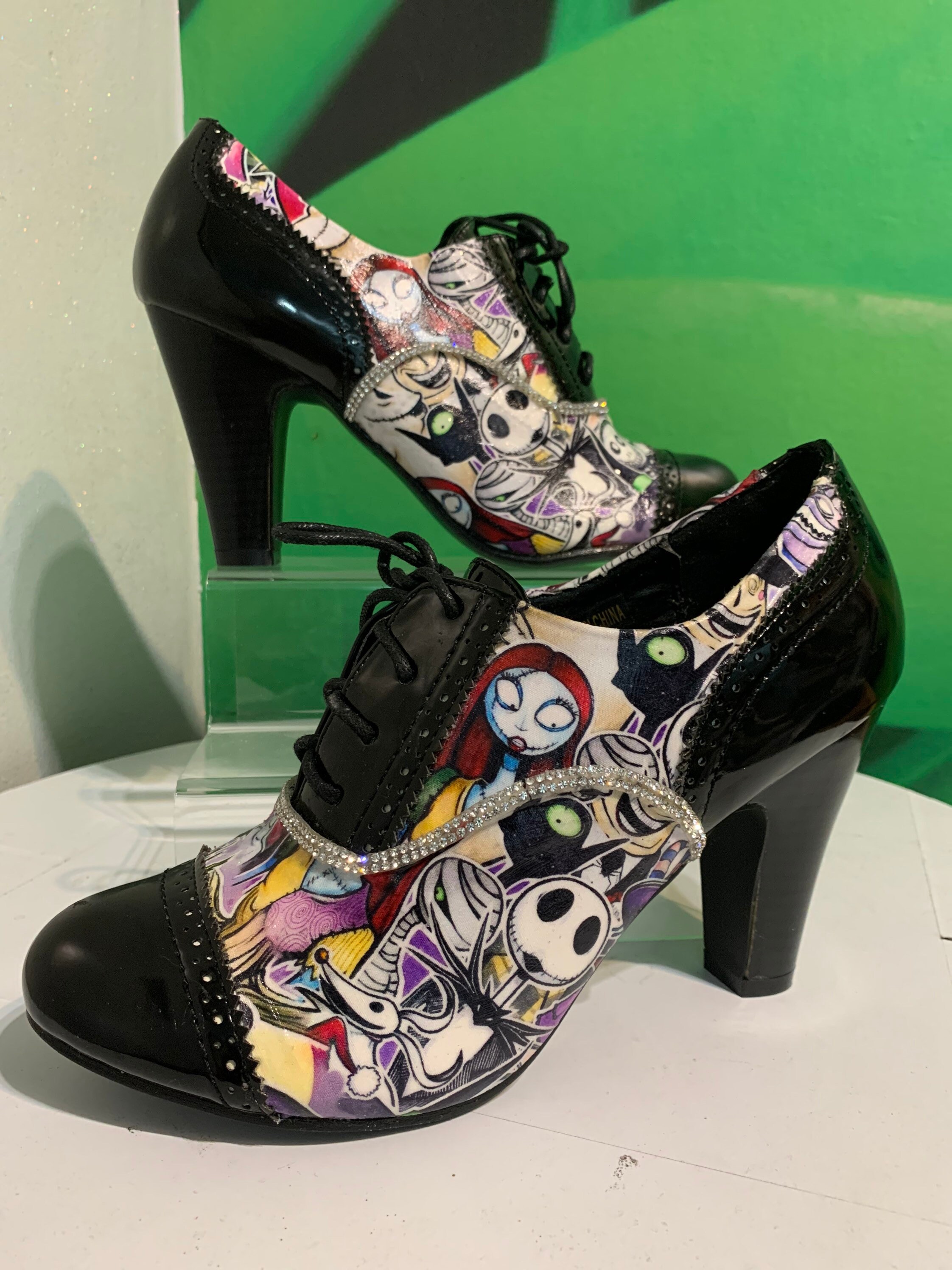Nightmare Before Christmas shoe boots Etsy