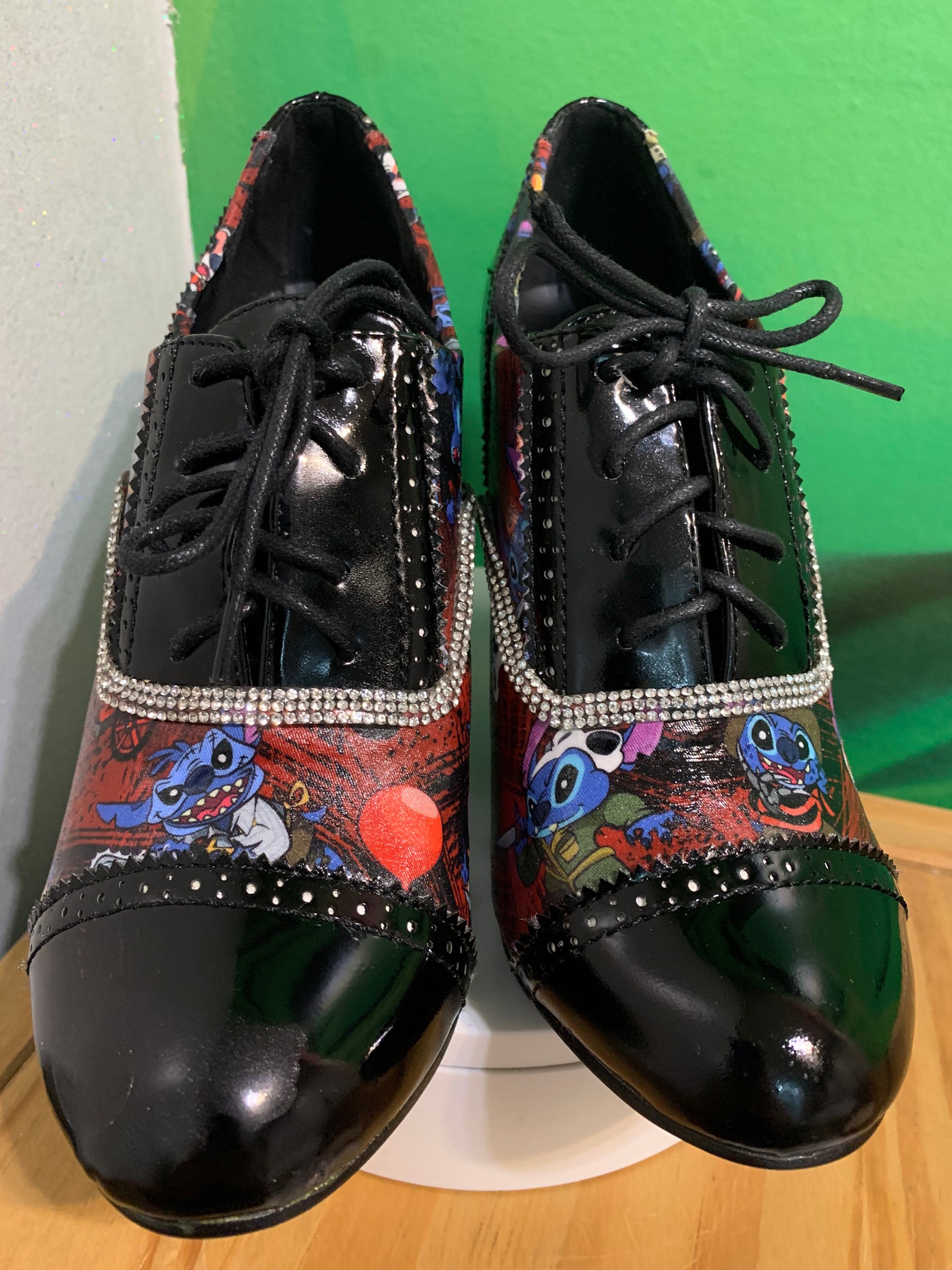 Stitch as horror shoe boots lace front Etsy