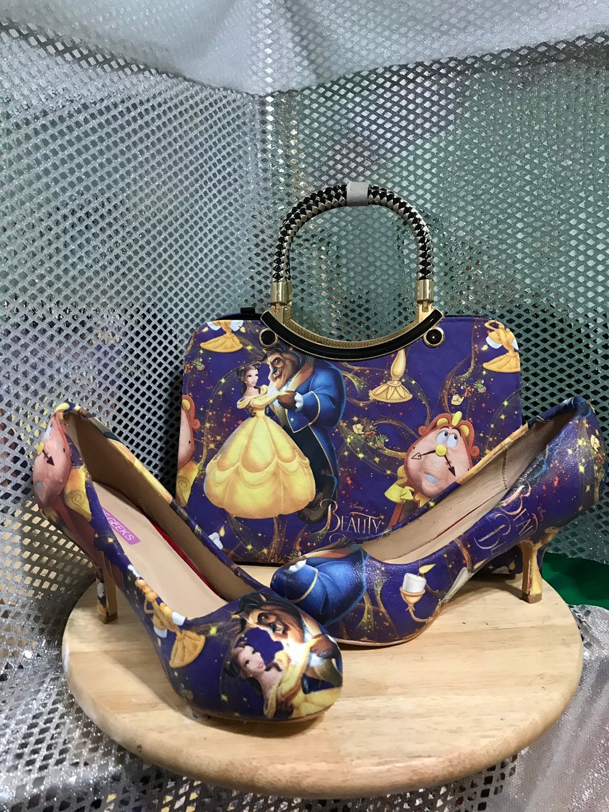 cobalt shoes and bag