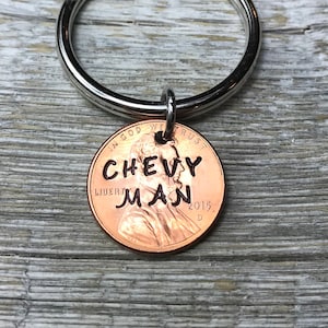 Boyfriend Gift, Gifts for Boyfriend, Boyfriend Keychain, Lucky Penny, Car Lovers Gift, Girlfriend Gift, Penny Keychain, Gift for Truck Lover