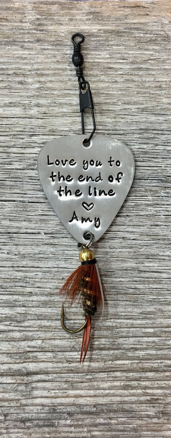 Gifts for Men, Valentines Day Personalized Fly Fishing Lure