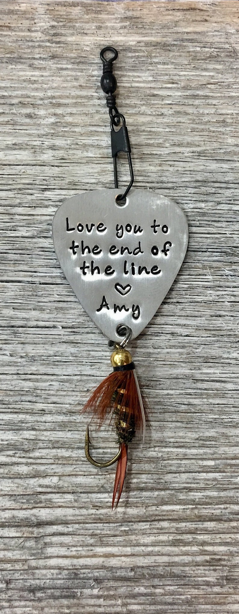 Gifts for Men Personalized Fly Fishing Lure Anniversary Gift Etsy