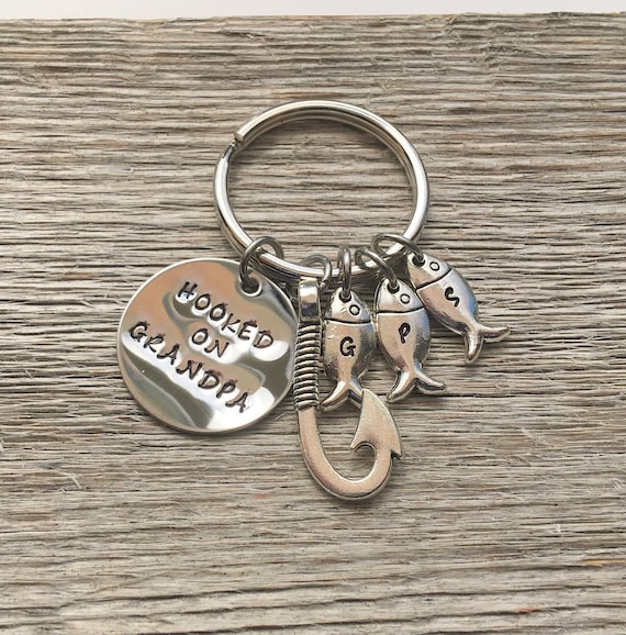 Gift For Grandpa, Birthday Gift For Him, Personalized Fathers Day Fishing  Keychain, Dad Birthday Gift, Gift For Fisherman, Fathers Day