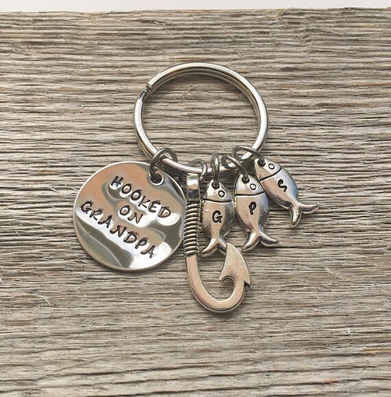 Gift For Grandpa, Birthday Gift For Him, Personalized Fathers Day Fishing  Keychain, Dad Birthday Gift, Gift For Fisherman, Fathers Day