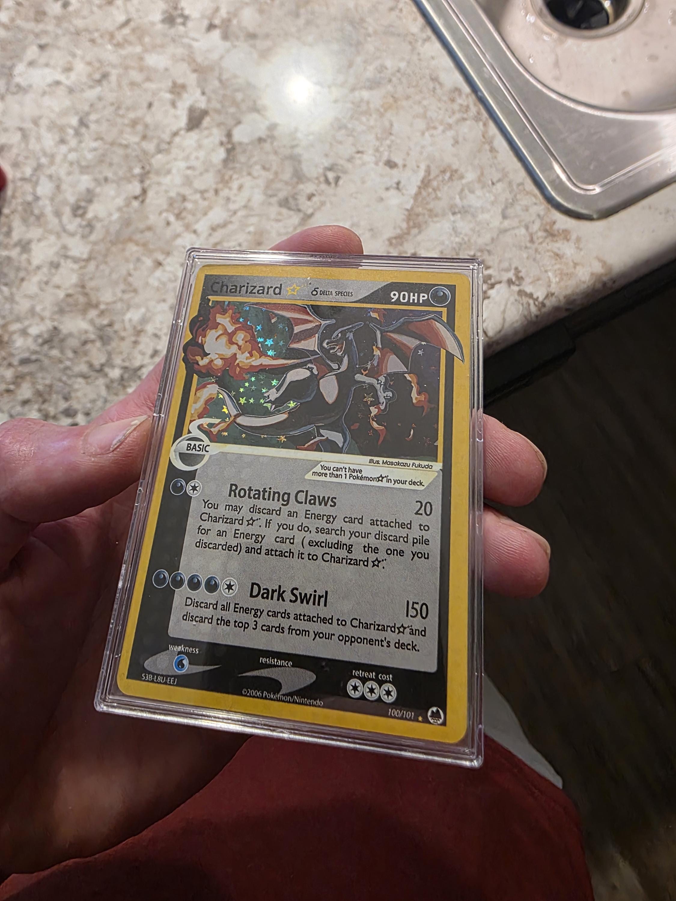 PROXY Pokemon Charizard Gold Star - Etsy