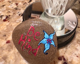 Be Kind Stone Hand Painted Rock