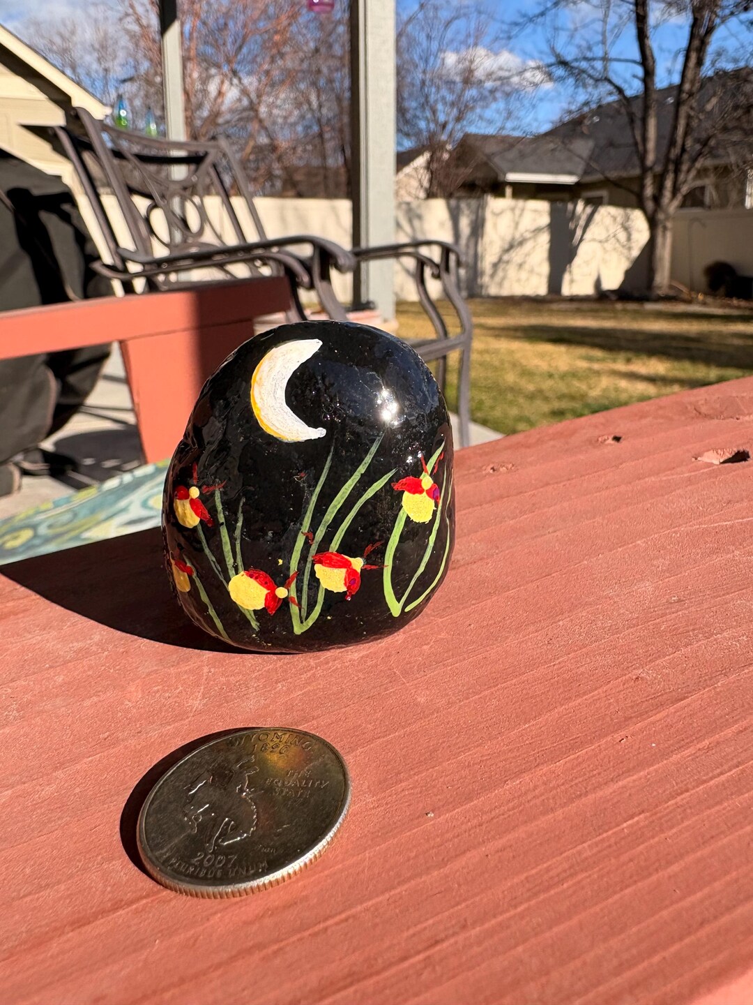 Firefly Stone Hand Painted Rock Art! - Etsy