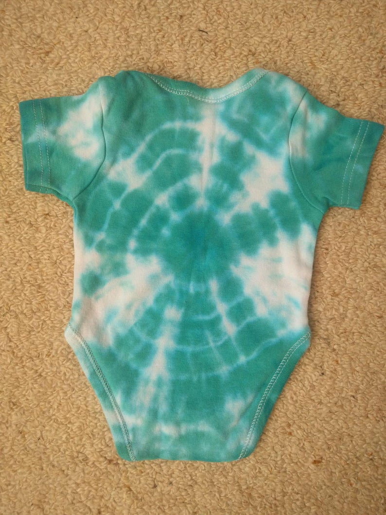 bodysuit 000 UPCYCLED Unisex Baby Suit Perfectly Preloved baby suit Mermaids Dream
