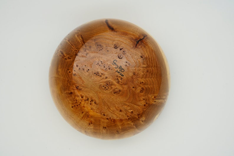 Wood Turning Bowl Anniversary Gift Room Decor Bowl Unique Live Edged Bowl Birthday Gift Red Elm Burl Bowl Wedding Gift Hand Made Bowl