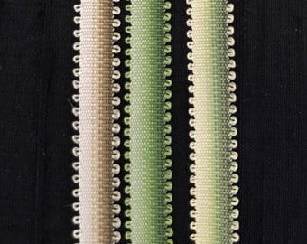 Picot Ribbon Pack-Green 1/4"