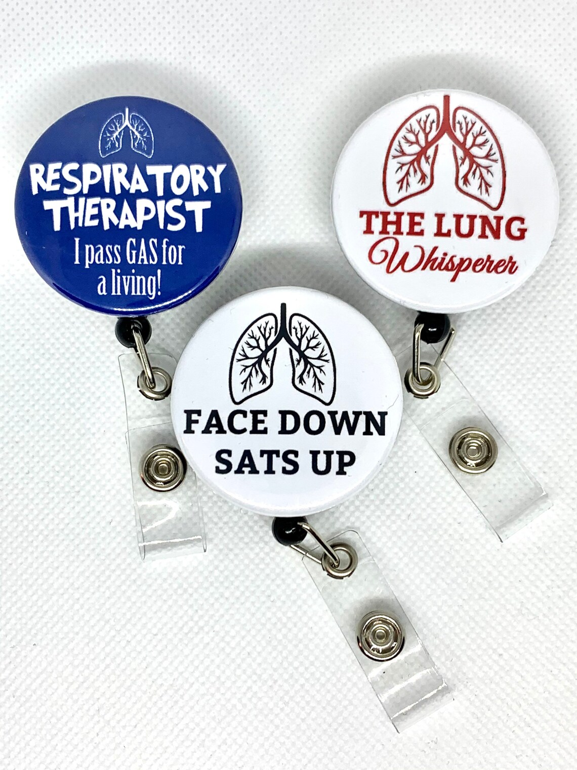 Respiratory Therapist RT Novelty Badge Reels Alternate Set Etsy