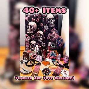 読書好きのためのミステリーバンドルブラインドボックス – タンブラー、トートバッグ、その他40点以上のアイテム エロティックファンタジー ダークロマンス ロマンタシー