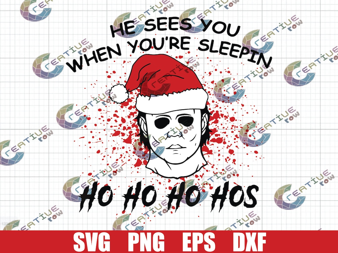Michael Myers Christmas Svg,michael Myers Svg,christmas Horror Movie