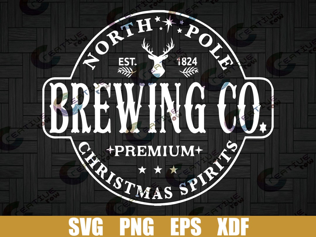 North Pole Brewing Co Svg . North Pole Svg Merry Christmas - Etsy