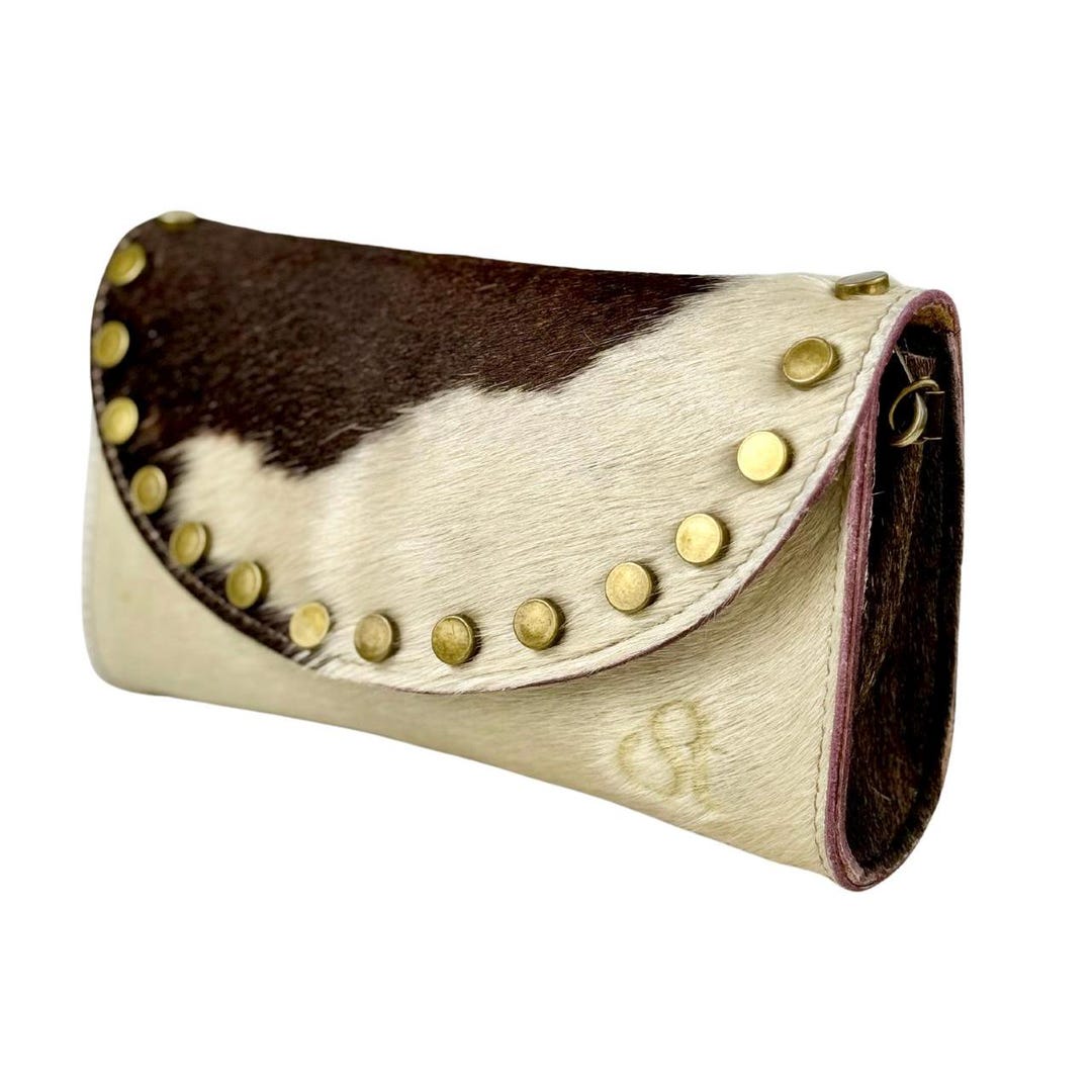 Betty - Cowhide Crossbody Clutch