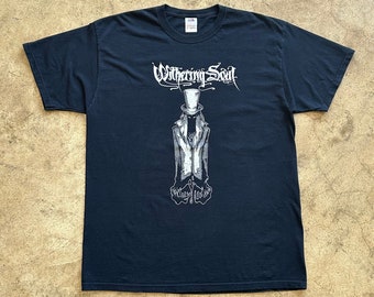 Vintage Black and White Withering Soul Graphic Band T-shirt