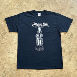 Vintage Black and White Withering Soul Graphic Band T-shirt