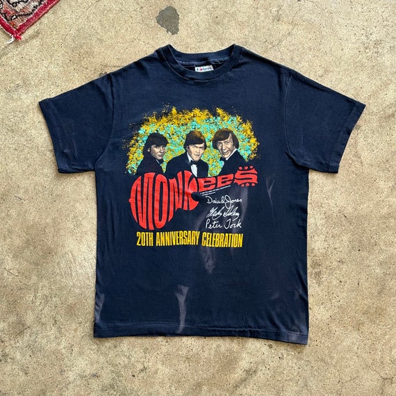 1986 The Monkees 20th Anniversary T-shirt - image 1