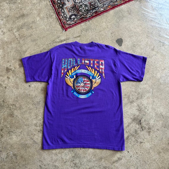 Purple hollister shirt sale