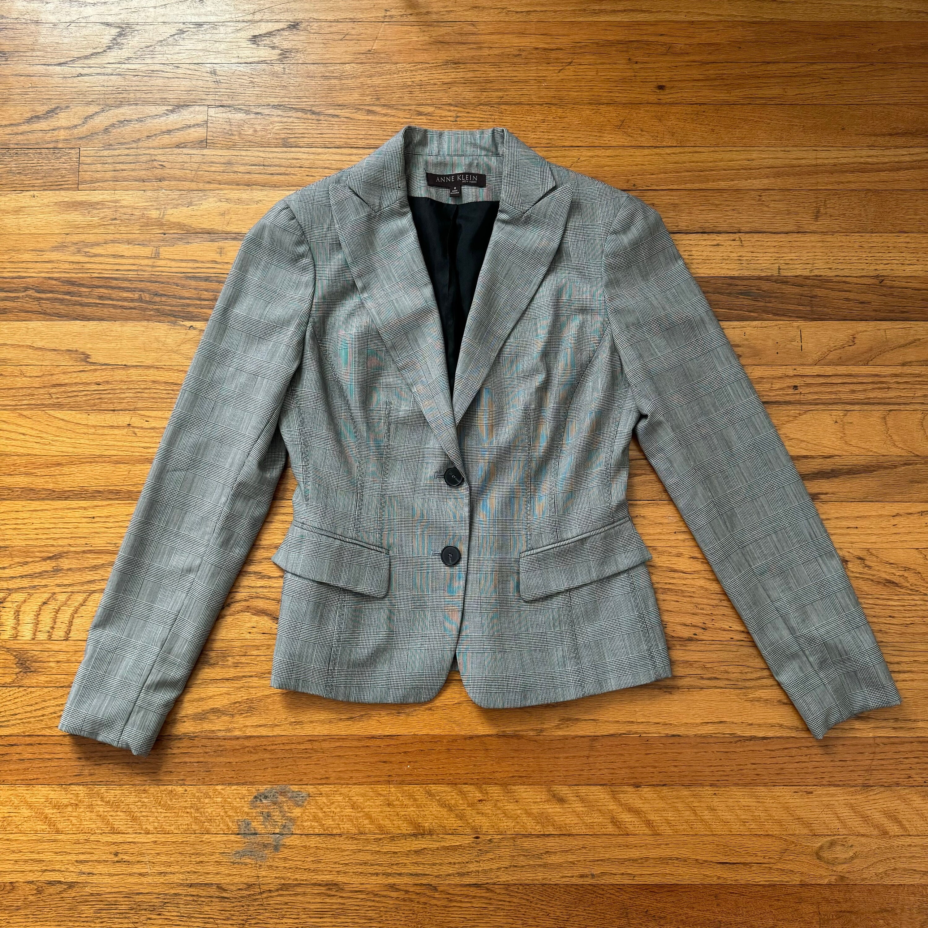 Vintage 1994 100% Wool Anne Klein New York Tailored Blazer