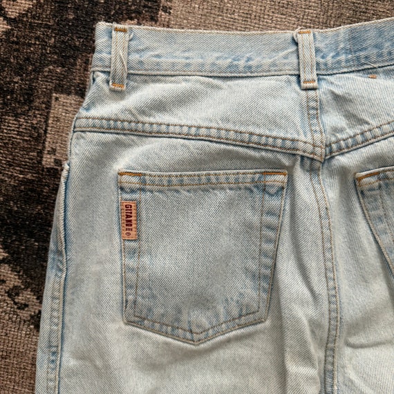 1990s Womens Light Wash Mom Jeans, Size 30" - image 6