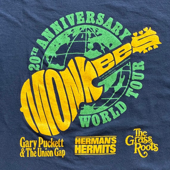 1986 The Monkees 20th Anniversary T-shirt - image 5